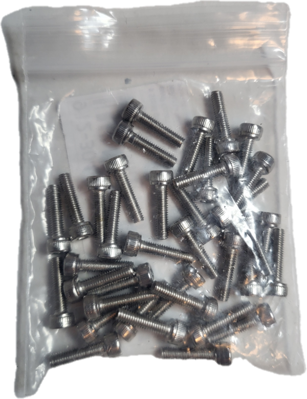 M3 x 12MM Hex Bolt (pk of 50) - Image 2